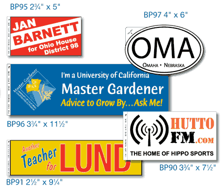 Bumper Stickers - Group One