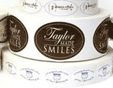 Oval Roll Labels