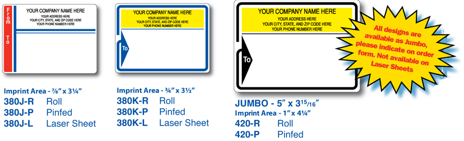 Standard Mailing Labels - Group Seven